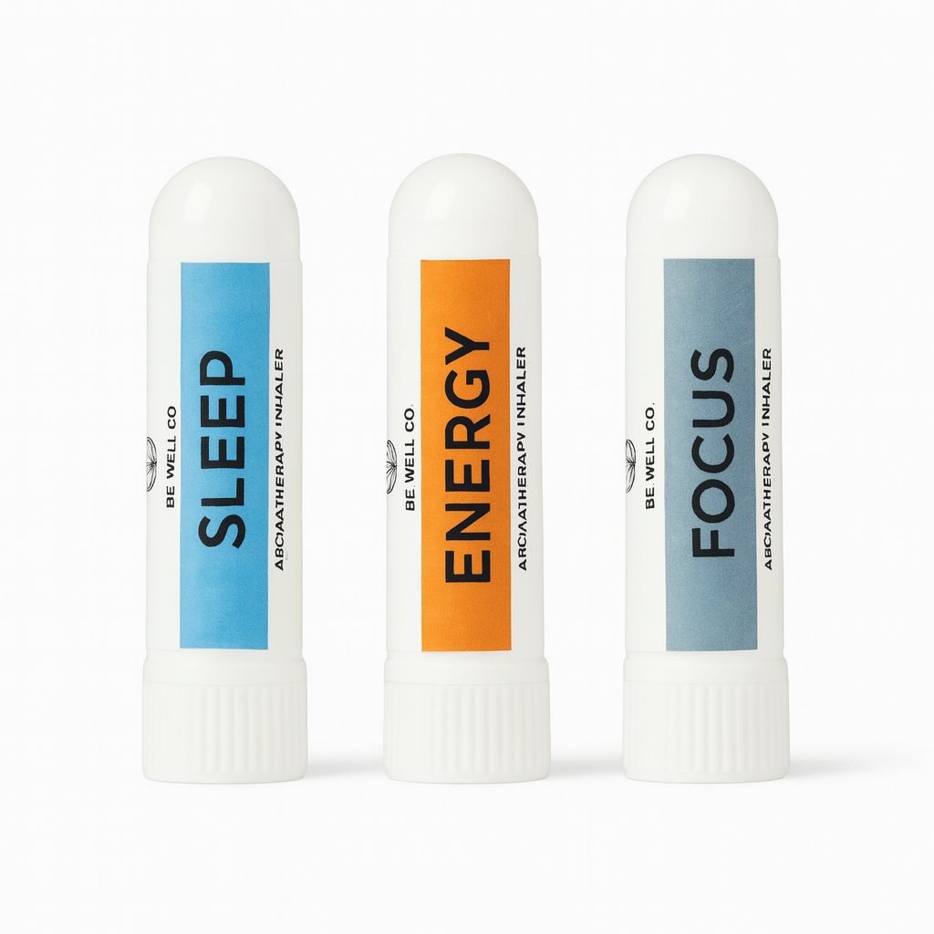 Holiday Aromatherapy Inhaler Bundle – Energy + Sleep + Focus (Set of 3)