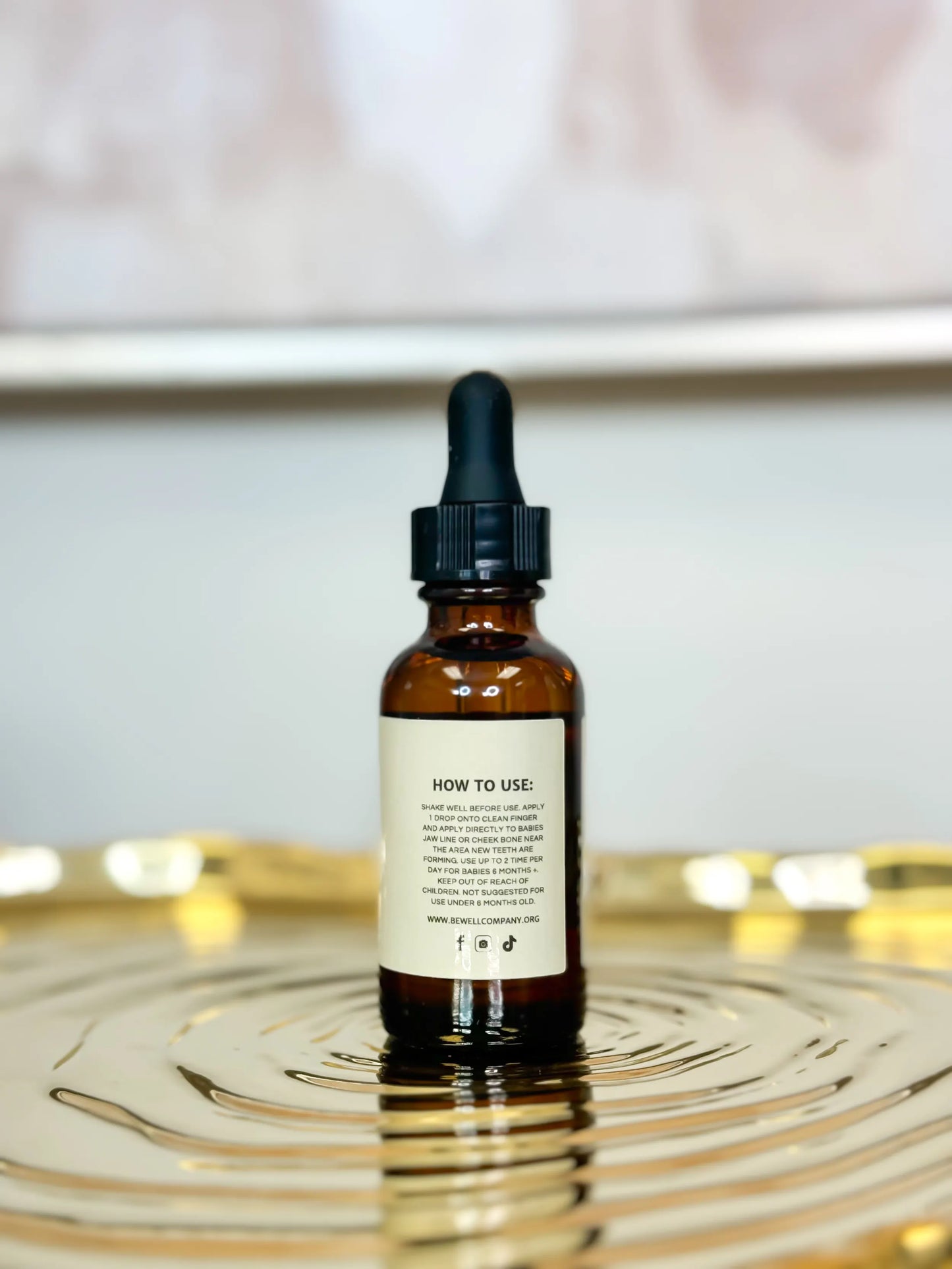 Teething oil